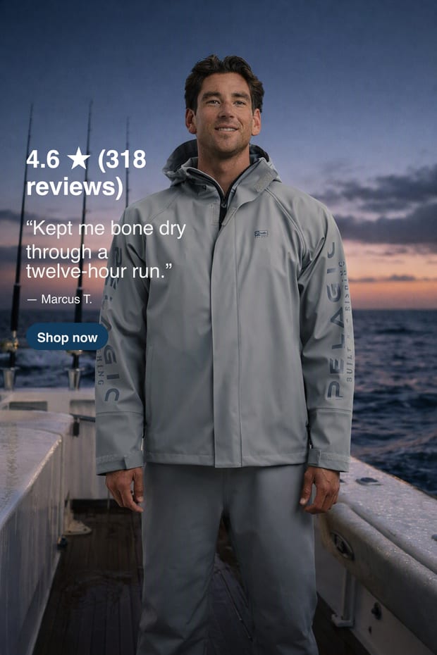 PELAGIC Torrent Jacket composited by xfer