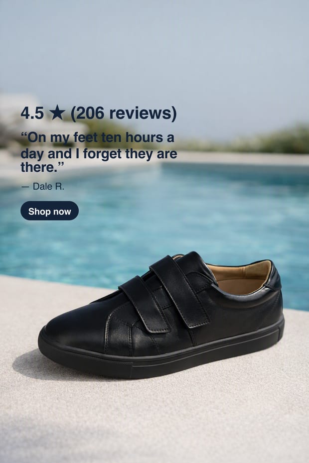 Black leather shoe composited by xfer